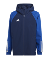 Veste tout temps enfants adidas Tiro 23 bleue 