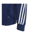 adidas Future Icons 3S Kapuzenjacke Kids Blau - blau