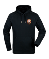 11ts Academy Hoody Brustlogo Schwarz