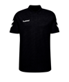 Hummel Cotton Poloshirt Zwart F2001  