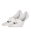Lot de 2 paires de chaussettes basses PUMA Footie blanc F300
