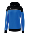 Erima Change By Hoody Dames Blauw Zwart  