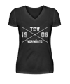 Tsvsho V Neck Vorwärts X donna nero
