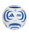 adidas Tiro Club Trainingsball Weiß Blau