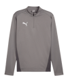 Sweat-shirt à zip 1/4 de Training PUMA teamGOAL gris F13