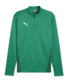 Sweat-shirt à zip 1/4 de Training PUMA teamGOAL vert F05