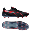 Chaussures de football PUMA KING Ultimate FG/AG Teaser noir rouge F01