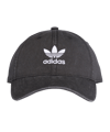 adidas Originals Adicolor Washed Cap Schwarz Weiss - schwarz