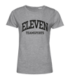 11teamsports ELEVEN T-Shirt donna grigio nero 