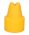 Cawila Mini-Pylone Set Van 10 Geel  
