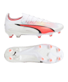 Chaussures PUMA ULTRA Ultimate FG/AG blanc rouge F01