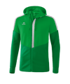 Erima Squad Kapuzen-Trainingsjacke Grün Grau