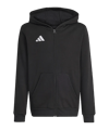 adidas Entrada 26 Giacca con cappuccio Kids Nero 