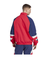 adidas Ajax Amsterdam Icon Tracktop Jacke Rot - rot