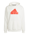 adidas Future Icons Badge Of Sport Hoody Weiß - weiss