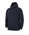 Nike Club 19 Fleece Kapuzenjacke Kids Blau F451