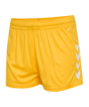 Hummel Core XK Poly Short Damen Gelb F5001