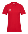 Hummel Go 2.0 Chevron Polo Damen Rot F3062