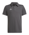 adidas Entrada 22 Poloshirt Kids Grau