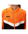 JAKO Iconic Polyester Jacke Kids Schwarz F807 - schwarz