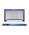 BAZOOKAGOAL PVC Teleskoptor | 120x75cm | Mini but de football Bleu