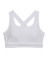 Under Armour Crossback Mid Sport-BH Dames Wit K100 