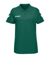 Hummel Polo coton femmes vert F6140 