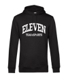 Sweat à capuche 11teamsports ELEVEN noir blanc 