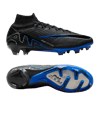 Nike Air Zoom Mercurial Superfly IX Elite FG Shadow Schwarz Silber Blau F040