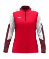 JAKO Dynamic Zip Felpa Donna Rosso C114