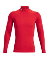 Under Armour Baselayer ColdGear Comp Mock T-shirt Rood K600