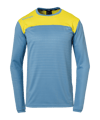 Kempa Ekotion 2.0 T-Shirt Lange Mouw Blauw Geel F14