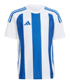 adidas Striped 24 Trikot Kids Weiss Blau