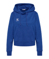 Sweat à capuche Hummel GO 2.0 femmes bleus F7045 
