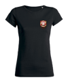 11ts Academy Women Shirt Brustlogo Schwarz