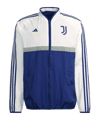 adidas Juventus Turin Icon Woven Jacke Blau Weiss - weiss