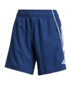 adidas Tiro 25 Competition Downtime Short Damen Blau
