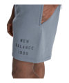 New Balance Iconic Collegiate 7" Fleece Short FGT - grau
