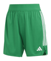 adidas Tiro 23 Korte Broek Low Dames Donkergroen Wit