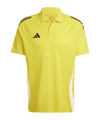 adidas Tiro 24 Competition Poloshirt Gelb Weiss