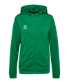 Hummel AUTHENTIC PL giacca con cappuccio  donna verde F6235