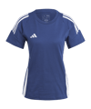 adidas Tiro 24 t-shirt femmes bleu blanc 