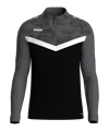 JAKO Iconic HalfZip Sweatshirt Schwarz F801