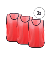 Cawila Trainingsleibchen UNI 3er Set rood 