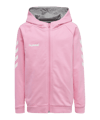 Hummel hmlGO Cotton Kapuzenjacke Kids Pink F3257