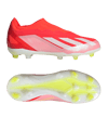 adidas X Crazyfast Elite LL FG Kids Energy Citrus Rot Weiss Gelb