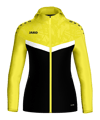 JAKO Iconic giacca con cappuccio donna  nero giallo F808