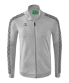 Erima Essential team Tracktop jas Hellgrau grijs 