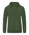 JAKO Organic Kapuzenjacke Grün F240