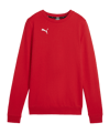 PUMA teamGOAL Casuals felpa donna rosso F01 